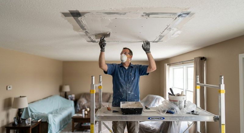 Bedroom Ceiling Repair in Wilmington, NC
